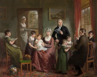 Die Familie von Adriaan Bonebakker mit Dirk L. Bennewitz